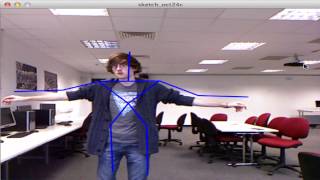 Kinect, simpleOpenNI, Processing test