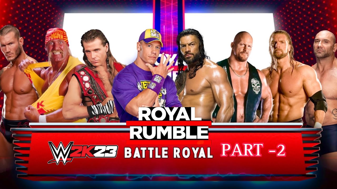 ROYAL RUMBLE Winners BATTLE ROYAL Part-2 Ft- Roman Reigns John Cena ...