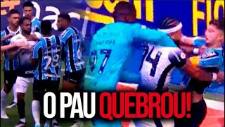 GRÊMIO X CORINTHIANS TRETA PESADA ENTRE JOGADORES