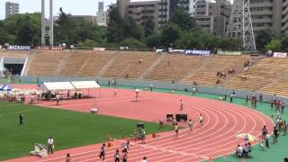 第75回愛知県陸上競技選手権大会リレー競技  男子4×400mR 予選第4組 2015/7/12