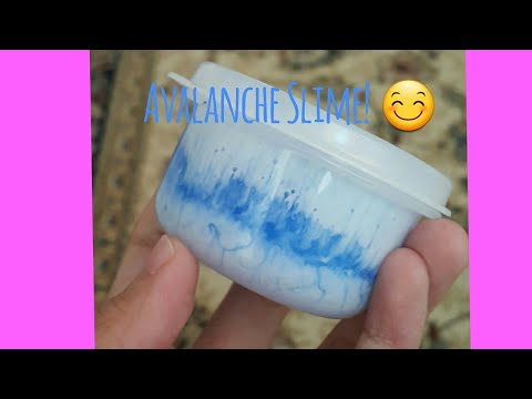 How To Make Avalanche Slime! 😉 || KawaiiSyxnii How To Make Avalanche Slime! 😉 || KawaiiSyxnii