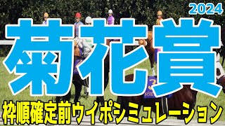 菊花賞2024 枠順確定前ウイポシミュレーション【競馬予想】【展開予想】ダノンデサイル アーバンシック コスモキュランダ メイショウタバル ヘデントール アドマイヤテラ メリオーレム