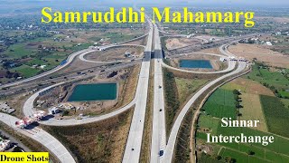 Samruddhi Mahamarg | Drone Shots | Sinnar Interchange | Nagpur to Mumbai