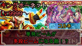 【白猫プロジェクト】決戦クエスト/キングホーネットLv.9999/コルネ/単発ビームが多段ビームになる敵！？【プレイ動画】