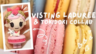 Visiting Laduree \u0026 Unboxing Laduree x Tokidoki Blind Box Collaboration, Tea \u0026 Desserts