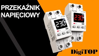 Ochrona przed skokami napięcia - Przekaźnik Napięciowy DigiTOP