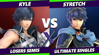 S@X 459 Losers Semis - Kyle (Chrom) Vs. Stretch (Marth) Smash Ultimate - SSBU