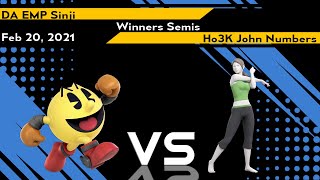 [Smash Ultimate] XeNOwifi Monthly (W.Semis) - DA EMP  Sinji vs Ho3K  John Numbers