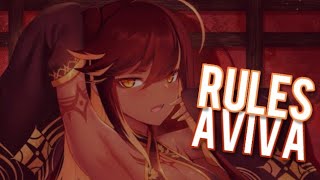 Nightcore - RULES - (Lyrics/AVIVA)