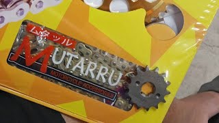 mamaw sprocket installation/ Raider 150fi/ mutarru chain set sprocket