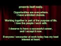 Louise L. Hay - Affirmations for job success