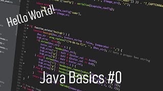 Java Basics #0 - Starting Eclipse + Hello World!