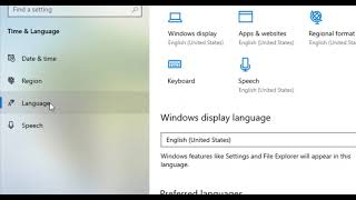 طريقة تثبيت واضافة اللغة العربية أو الانجليزية في windows 10 | كيفية اضافة لغة جديدة في ويندوز