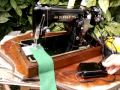 vintage old antique electric singer sewing machine model 306k * see video *