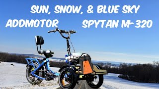 Sun, Snow, \u0026 Blue Sky: Addmotor Spytan M-320 Electric Trike