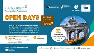 FU TOURISM Open Days - Belgium Edition - Hybrid Event