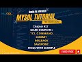 Chapter-17 : TCL Command (Commit , Rollback & Savepoint) in SQL with example | MySQL database