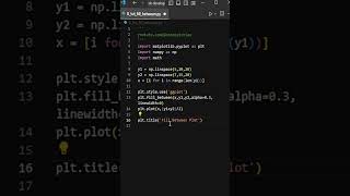Matplotlib Tutotial #8 | Fill-Between Plot | CodeQuickiee #python #pythontutorial #code