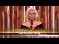 Lady Gaga Wins The Golden Globe 2016