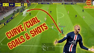 Curve Goals that will make you say WOW - Efootball 2023 mobile