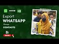 How to export WhatsApp group contacts  #online #export #contact