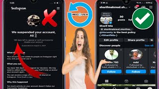 Comment récupérer votre compte Instagram Nous avons suspendu votre compte pendant 180 jours (2024)