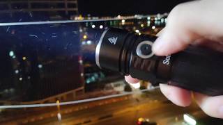 Sofirn SP33 Cree XHP50.2 2500lm Flashlight - Outdoor Test