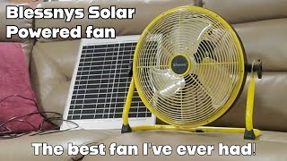 Reviewing the Best Solar Powered Floor Fan I ever had!