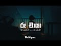 Ruu Chaya - රූ චායා | Adare Sanda Ma Mage Sitha | D brothers | Shashi X Chathumi (Slowed+Reverb)