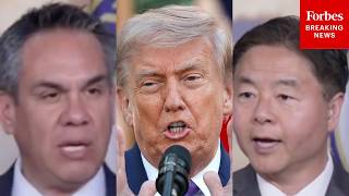BREAKING NEWS: Aguilar And Lieu Flame Trump, GOP Over 'Slush Fund' For President's Allies