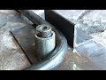 Easy Ideas For Bending Round Bar || Simple Technics For Bending Metal Bar