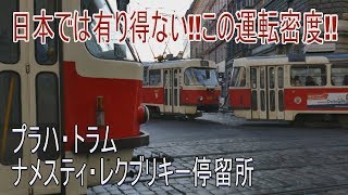 【電停に行って来た】プラハ・トラムの有り得ない運転方法に驚愕！