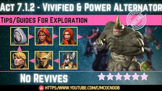 MCOC: Act 7.1.2 - Vivified \u0026 Power Alternator - Tips/Guides - No Revives - Story quest  (Book 2)