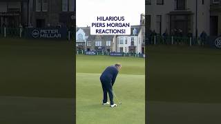 Piers Morgan's BRILLIANT reactions to chip shot! 😂