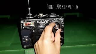 VLF RECEIVER HOMEBREW TEST 0-270KHZ