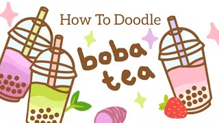 How To Doodle Boba Tea
