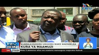 Kinara wa  chama cha ANC Musalia Mudavadi asisitiza kura ya maamuzi iandaliwe nchini