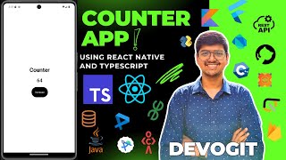 Counter App using React Native and TypeScript