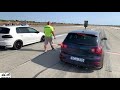 VW Golf R32 Mk5 vs VW Golf GTI MK6 drag race 1/4 mile 🚦🚗 - 4K