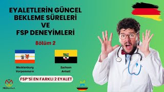 Almanya'da Doktorluk - Mecklenburg Vorpommern ve Sachsen Anhalt FSP