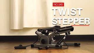 Sunny Health & Fitness No.045 Twist Stepper with Resistance Bands