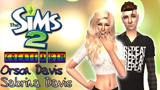 The Sims 2: Create A Sim- Davis Siblings