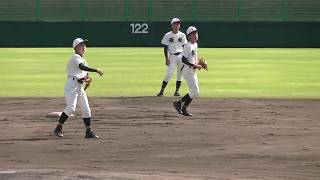 報徳学園シートノック【２０１９秋季高校軟式野球兵庫県大会・決勝】