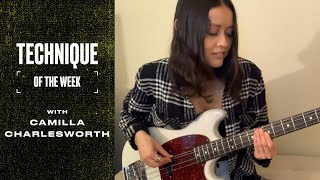 Camilla Charlesworth Teaches Left Hand Muting | Technique of the Week | Fender