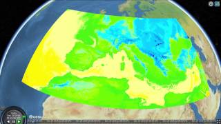 WebGL Weather data visualization