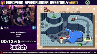 #ESA17 Speedruns - Super Mario World [96 Exit] by Akisto