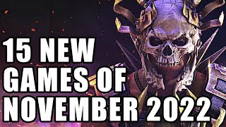 15 Big Games of November 2022 [PS5, Xbox Series X | S, PC, Switch]