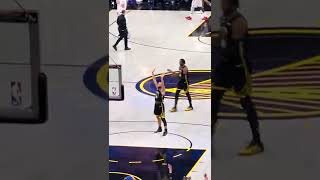 Steph Curry GOT HYPED at Chase Center with Clippers | #Shorts #YouTubeShorts #NBA