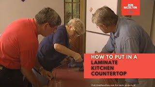 How to Put in a Laminate Kitchen Countertop