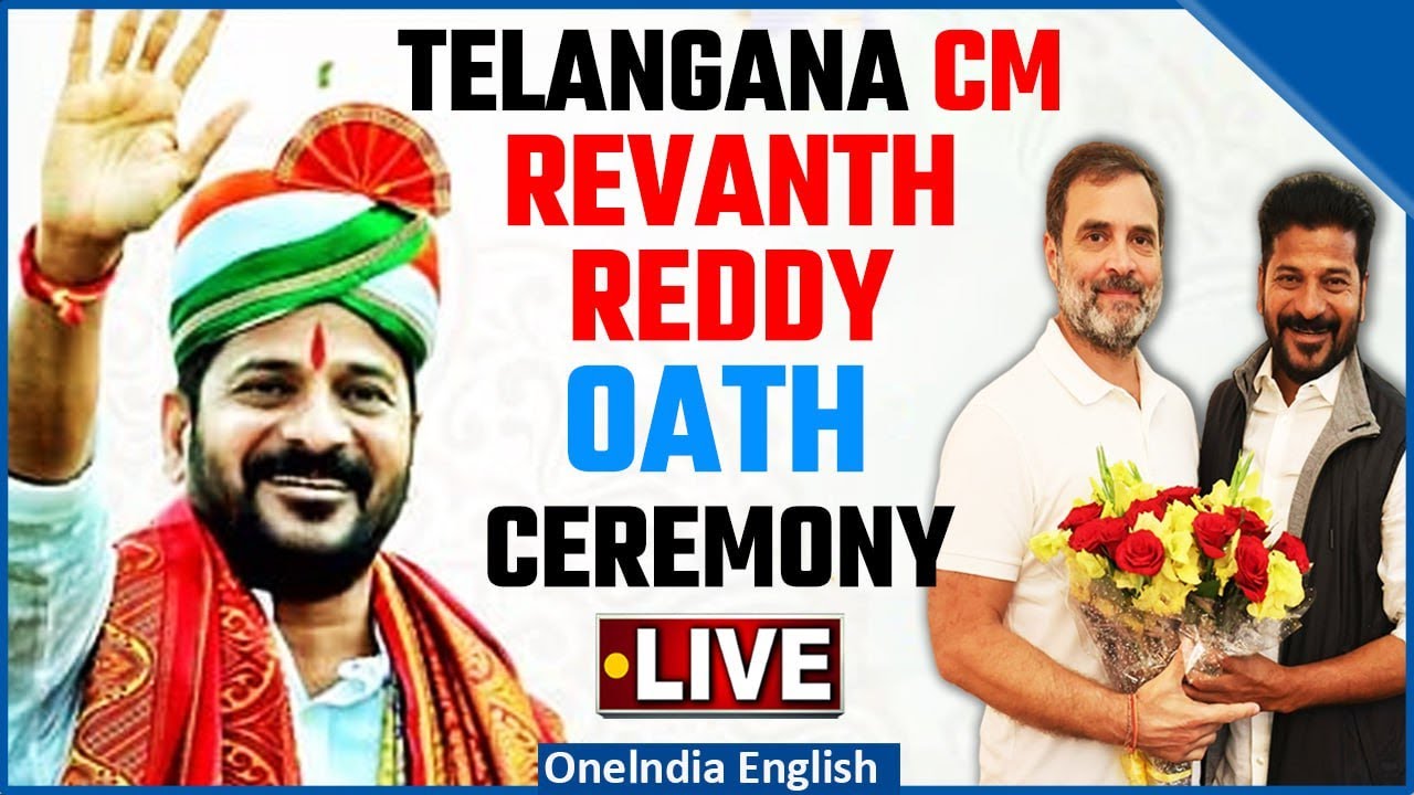 Congress Leader Revanth Reddy Takes Oath As Telangana’s Chief Minister ...